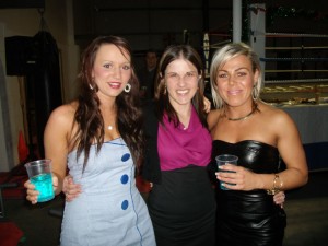 The girls enjoying the party