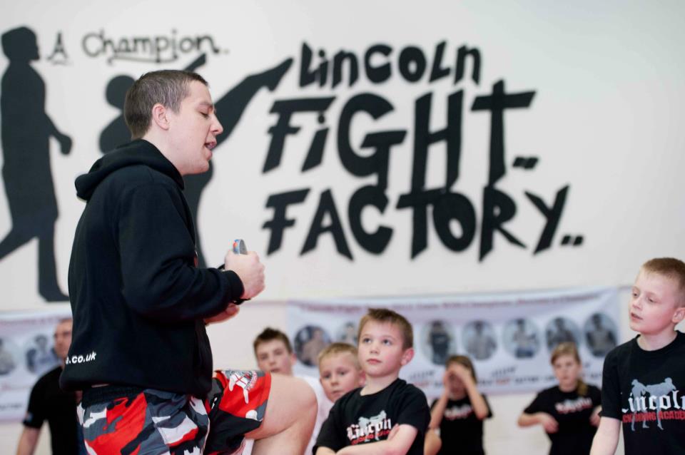 Shawn teaching junior fighters